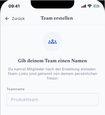 Create a team