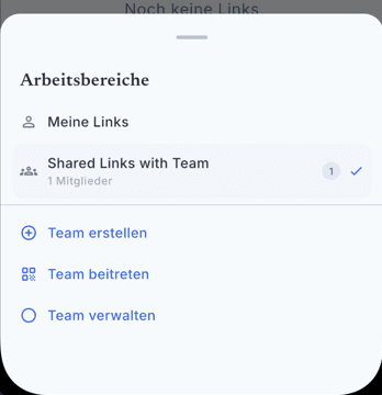 Switch workspace